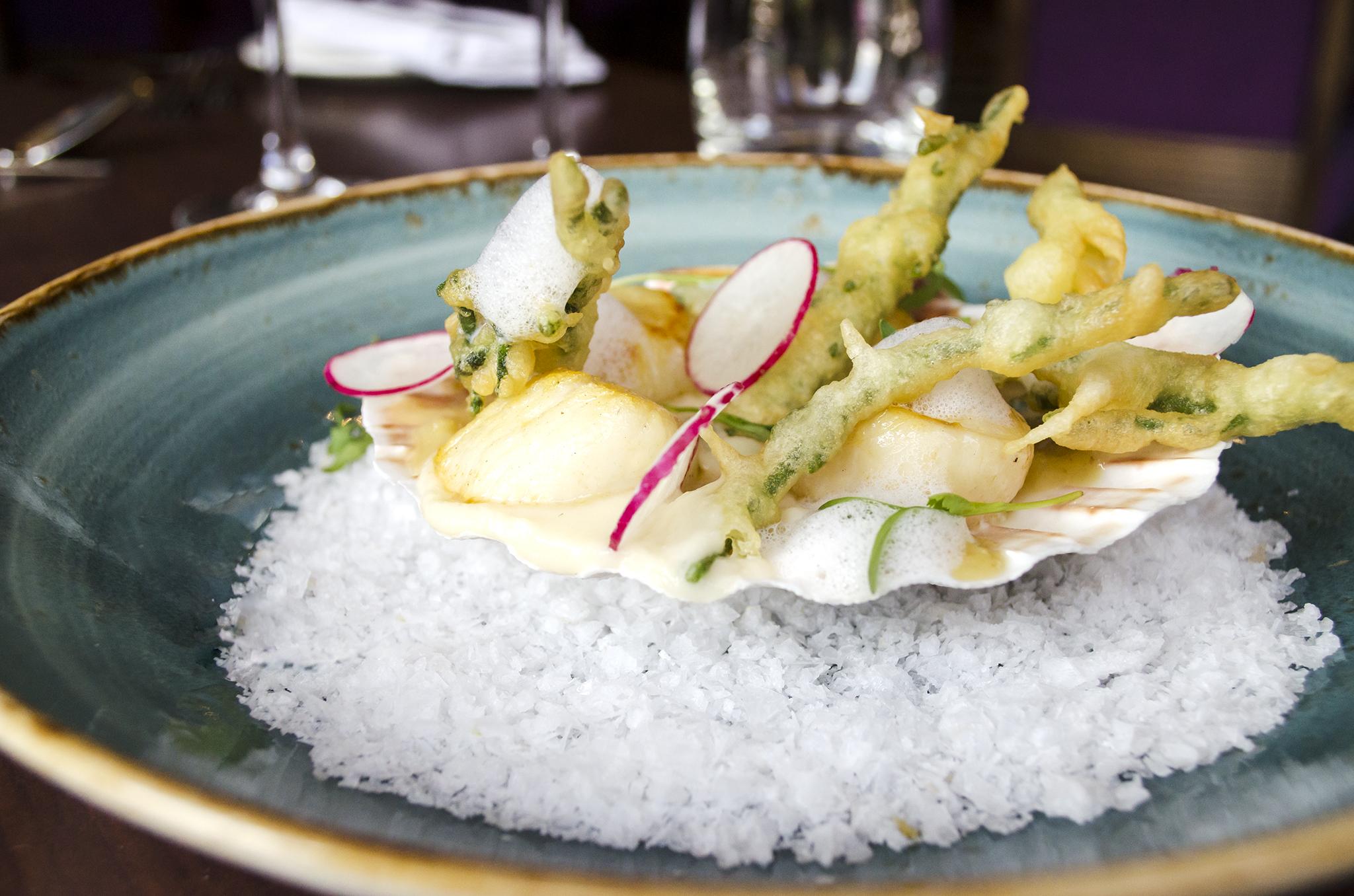 The Bonham Hotel Единбург Екстериор снимка Asparagus and scallop
